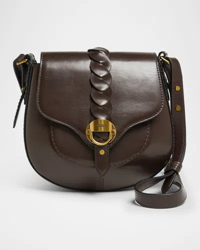 Isabel Marant Altay Small Saddle Leather Crossbody Bag