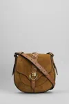 Isabel Marant Altay Small Shoulder Bag In Brown Suede In Multicolor