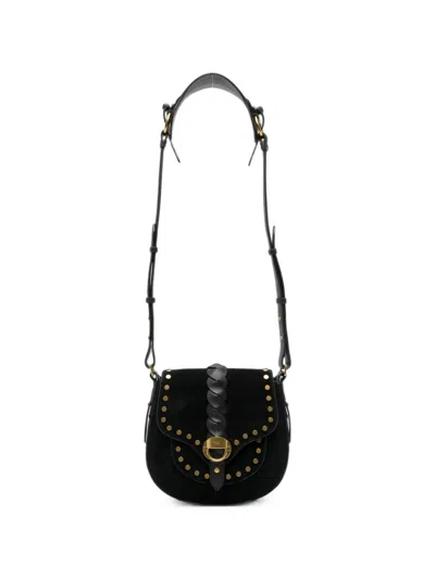 Isabel Marant Altay Stud-embellished Shoulder Bag In Black