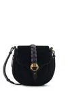 Isabel Marant Altay Suede Crossbody Bag In Black
