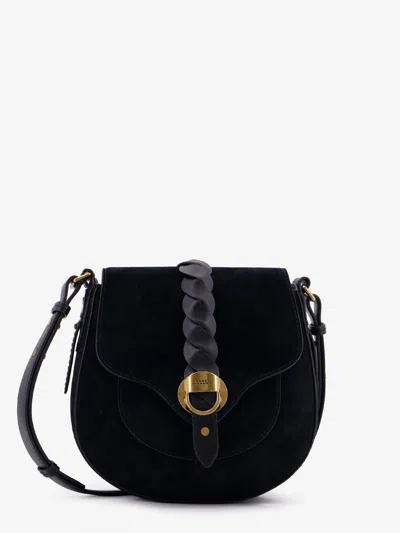 Isabel Marant Altay Suede Crossbody Bag In Black