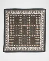 Isabel Marant Altena Printed Bandana Scarf In Faded Black