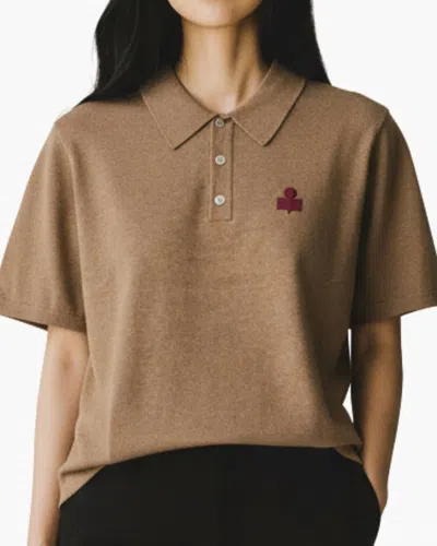 Isabel Marant Althea Sweater In Camel/ Granita In Brown