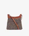 Shop Isabel Marant Amalfi Hand-woven Bag In Purple