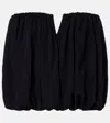 Isabel Marant Amalia Gathered Top In Black