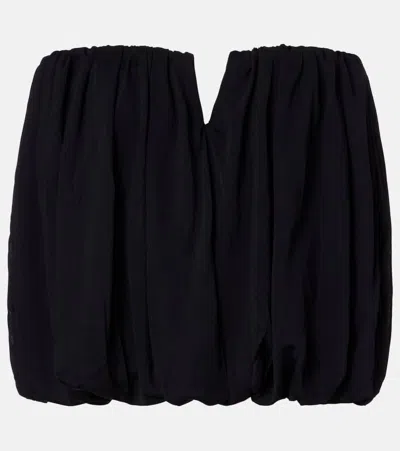 Isabel Marant Amalia Gathered Top In Black