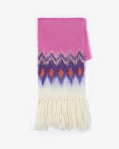 Isabel Marant Amanie Scarf In Pink