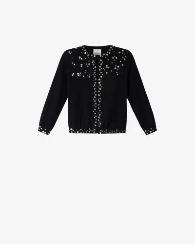 Isabel Marant Amaria Cardigan In Black