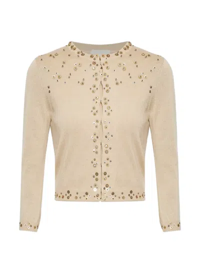 Isabel Marant Amaria Sequin-embellished Cardigan In Multi