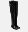 Isabel Marant Amati Leather Knee-high Boots In Black