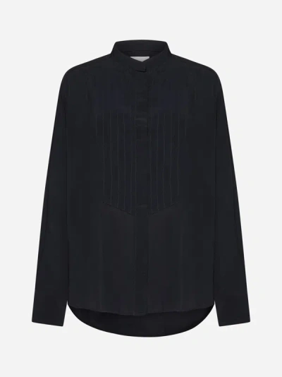 Isabel Marant Amel Tiered Blouse In Black