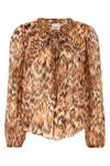 Isabel Marant Marant Ametissa Blouse In Orange