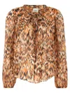 Isabel Marant 'ametissa' Blouse In Brown