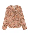 Isabel Marant Marant Ametissa Blouse In Orange