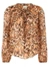 Isabel Marant Marant Ametissa Blouse In Orange