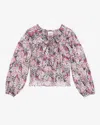 Isabel Marant Ametissa Blouse In Pink