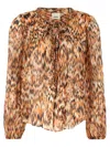Isabel Marant Marant Ametissa Blouse In Orange