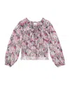Isabel Marant Ametissa Blouse In Pink