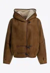 Isabel Marant Amiel Shearling Jacket In Brown