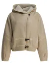 Isabel Marant Amiel Shearling Coat In Multi