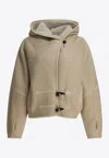 Isabel Marant Amiel Hooded Toggle Jacket In Brown