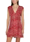 Isabel Marant Anawa Dress In Red In Red