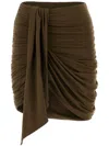 Isabel Marant Andora Mini Skirt In Brown