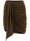 Isabel Marant Andora Mini Skirt In Brown