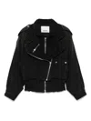 Isabel Marant Giubbino Aneli In Denim Nero Donna In Black