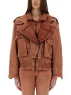 Isabel Marant Orange Polyester Cotton Coats In Blue
