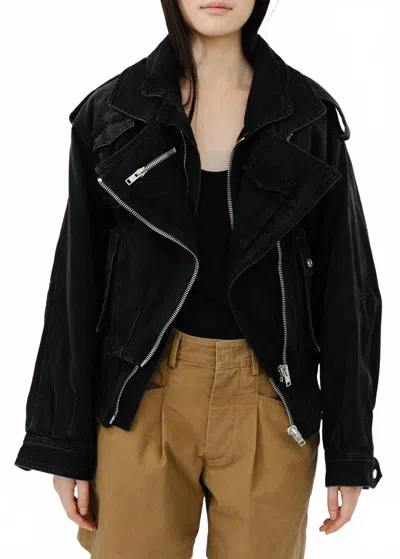 Isabel Marant Aneli Jacket In Faded Black