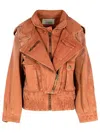 Isabel Marant Orange Polyester Cotton Coats In Orange