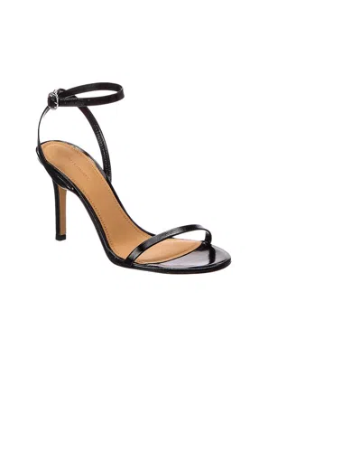 Isabel Marant Anelia Leather Sandal In Black