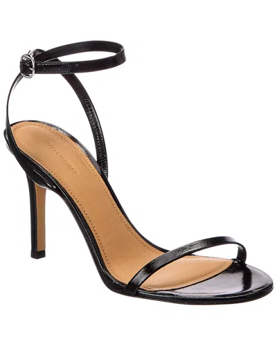Isabel Marant Anelia Leather Sandal In Yellow