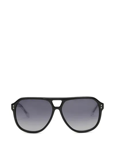 Isabel Marant Aneya Pilot-frame Sunglasses In Orange