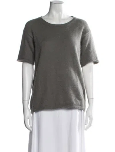 Pre-owned Isabel Marant Angora Crew Neck Sweater In Gray