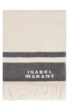 Isabel Marant Anika Wool And Cashmere Scarf In Neutral