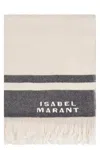 Isabel Marant Anika Wool And Cashmere Scarf In Neutral