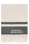 Isabel Marant Anika Wool And Cashmere Scarf In Neutral
