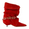 Isabel Marant Ankle Boot In Red
