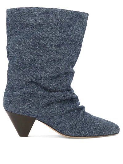 Isabel Marant Ankle Boots In Navy