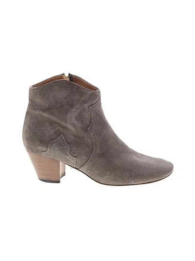 Pre-owned Isabel Marant Ankle Boots In Brown