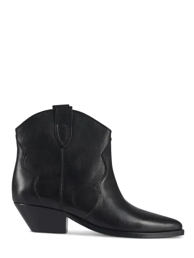 Isabel Marant Ankle Boots With Pointed Toe In Black