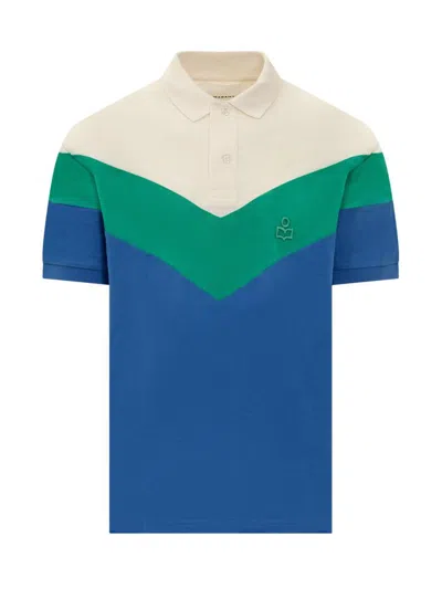 Isabel Marant Anton Plastron Polo In Blue