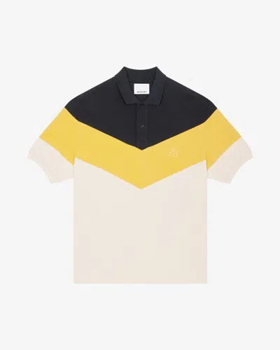 Isabel Marant Anton Polo Shirt In Yellow