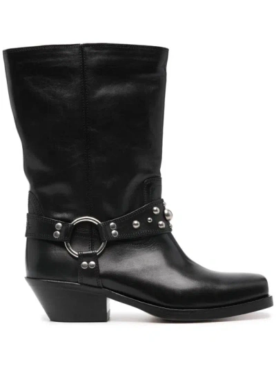 ISABEL MARANT ISABEL MARANT ANTYA 45MM BIKER BOOTS