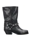 Isabel Marant 'anyta' Black Ankle Boots With Studs In Black