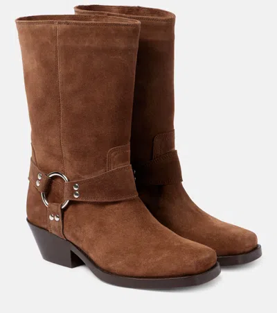 Isabel Marant Antya Leather Ankle Boots In Brown 