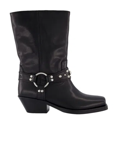 ISABEL MARANT ISABEL MARANT ANTYA SLIP-ON BIKER BOOTS