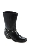 Isabel Marant Antya Leather Cowboy Boots In Black